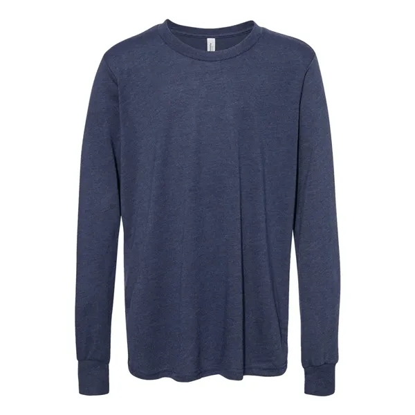 BELLA + CANVAS Youth Heather CVC Long Sleeve Tee - BELLA + CANVAS Youth Heather CVC Long Sleeve Tee - Image 11 of 18