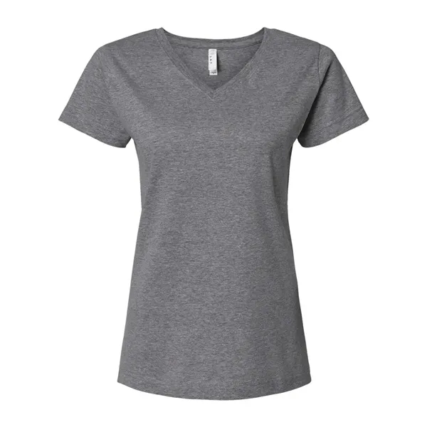 LAT Women's Fine Jersey V-Neck Tee - LAT Women's Fine Jersey V-Neck Tee - Image 13 of 40