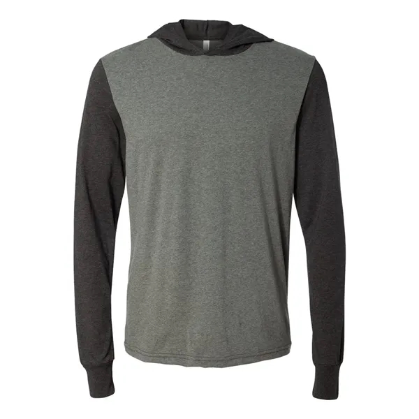 BELLA + CANVAS Unisex Jersey Hooded Long Sleeve Tee - BELLA + CANVAS Unisex Jersey Hooded Long Sleeve Tee - Image 13 of 30