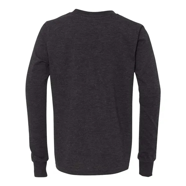 BELLA + CANVAS Youth Triblend Long Sleeve Tee - BELLA + CANVAS Youth Triblend Long Sleeve Tee - Image 2 of 14