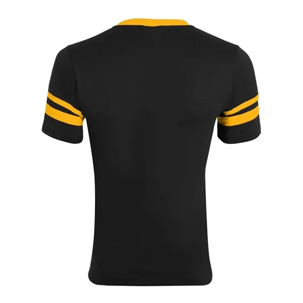 Augusta Sportswear V-Neck Jersey with Striped Sleeves - Augusta Sportswear V-Neck Jersey with Striped Sleeves - Image 3 of 72
