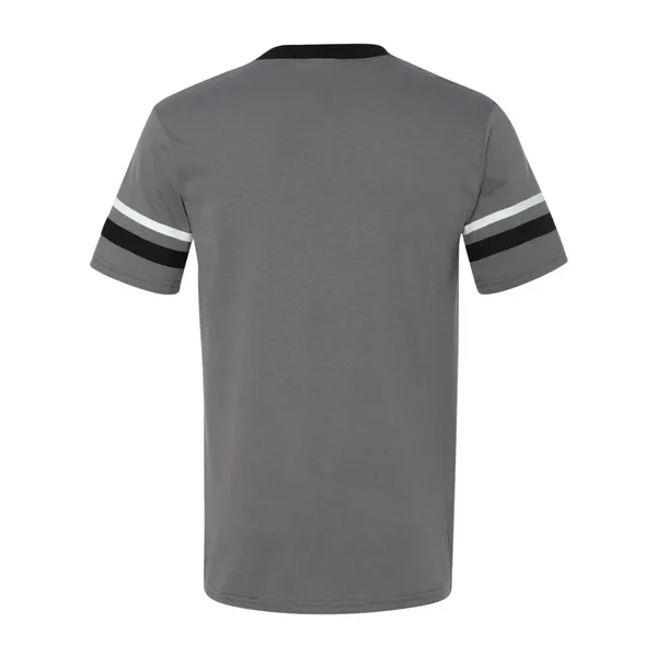 Augusta Sportswear V-Neck Jersey with Striped Sleeves - Augusta Sportswear V-Neck Jersey with Striped Sleeves - Image 18 of 72