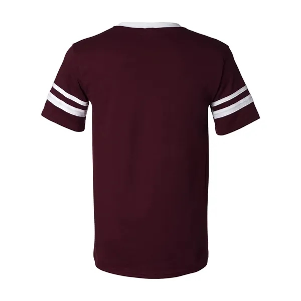 Augusta Sportswear V-Neck Jersey with Striped Sleeves - Augusta Sportswear V-Neck Jersey with Striped Sleeves - Image 39 of 72