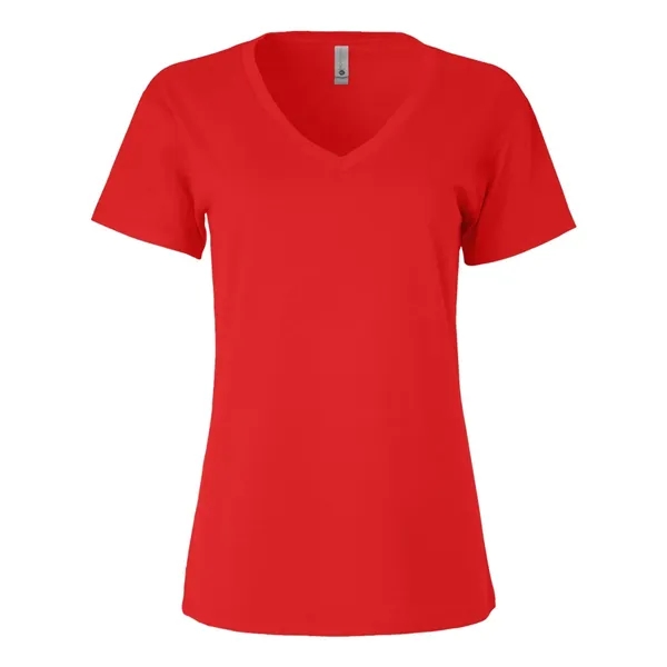 Next Level Women's Cotton V-Neck T-Shirt - Next Level Women's Cotton V-Neck T-Shirt - Image 9 of 10
