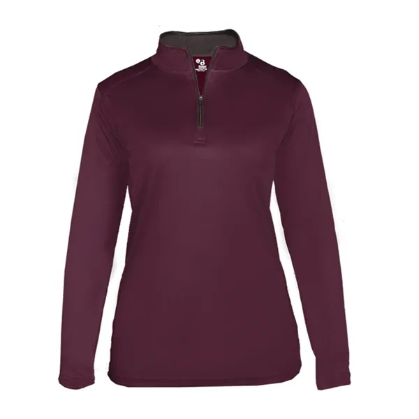 Badger Women's B-Core Quarter-Zip Pullover - Badger Women's B-Core Quarter-Zip Pullover - Image 9 of 18