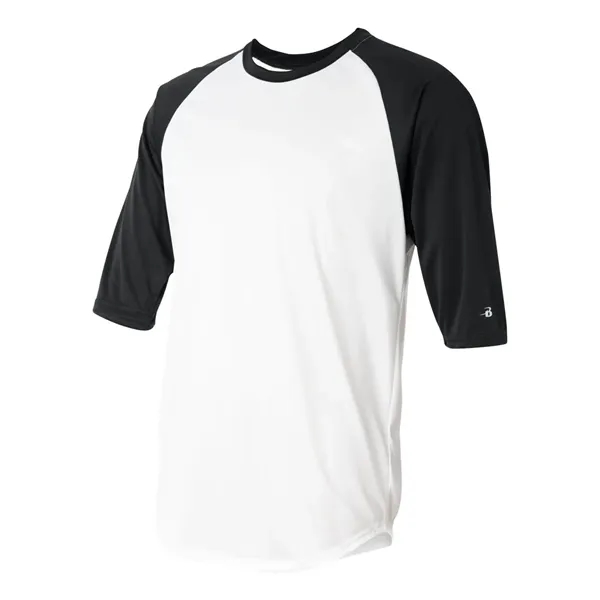 Badger Men's B-Core Three-Quarter Sleeve Baseball T-Shirt - Badger Men's B-Core Three-Quarter Sleeve Baseball T-Shirt - Image 23 of 39