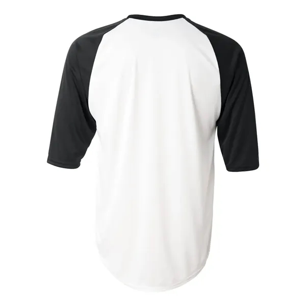 Badger Men's B-Core Three-Quarter Sleeve Baseball T-Shirt - Badger Men's B-Core Three-Quarter Sleeve Baseball T-Shirt - Image 24 of 39