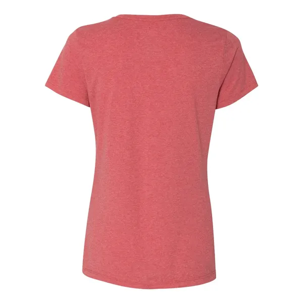 Hanes Women's Perfect-T Triblend V-Neck T-Shirt - Hanes Women's Perfect-T Triblend V-Neck T-Shirt - Image 9 of 13