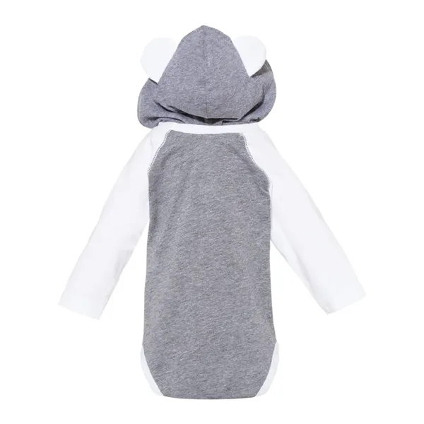 Rabbit Skins Infant Fine Jersey Character Hooded Long Sle... - Rabbit Skins Infant Fine Jersey Character Hooded Long Sle... - Image 2 of 6