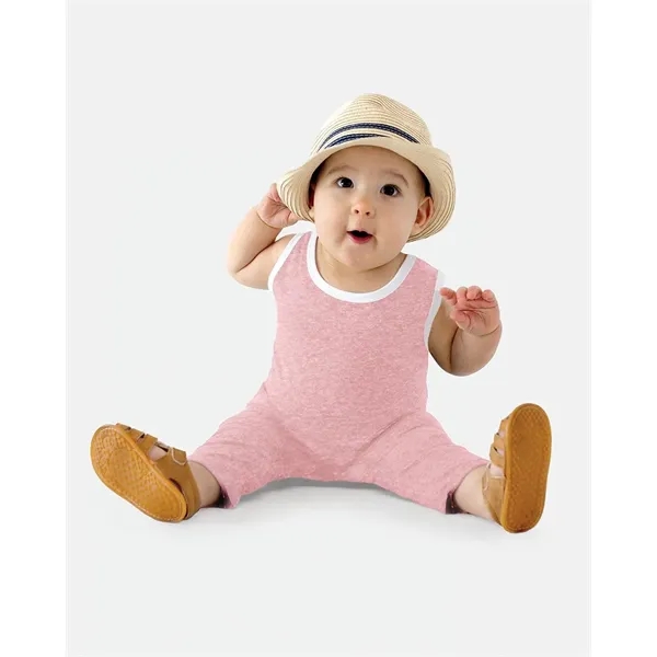Rabbit Skins Infant Harborside Melange Tank Romper - Rabbit Skins Infant Harborside Melange Tank Romper - Image 0 of 10