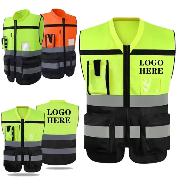Reflective Safety Vest For Work Traffic - Reflective Safety Vest For Work Traffic - Image 0 of 6