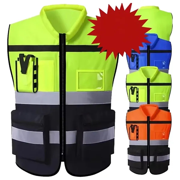 Reflective Safety Vest For Work Traffic - Reflective Safety Vest For Work Traffic - Image 3 of 6