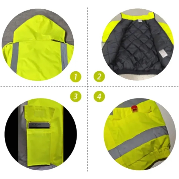 Jacket Waterproof Coat High Visibility - Jacket Waterproof Coat High Visibility - Image 6 of 7