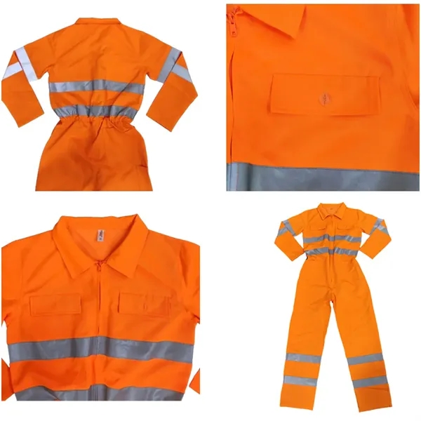 Work Coverall High Visibility Overalls - Work Coverall High Visibility Overalls - Image 2 of 5