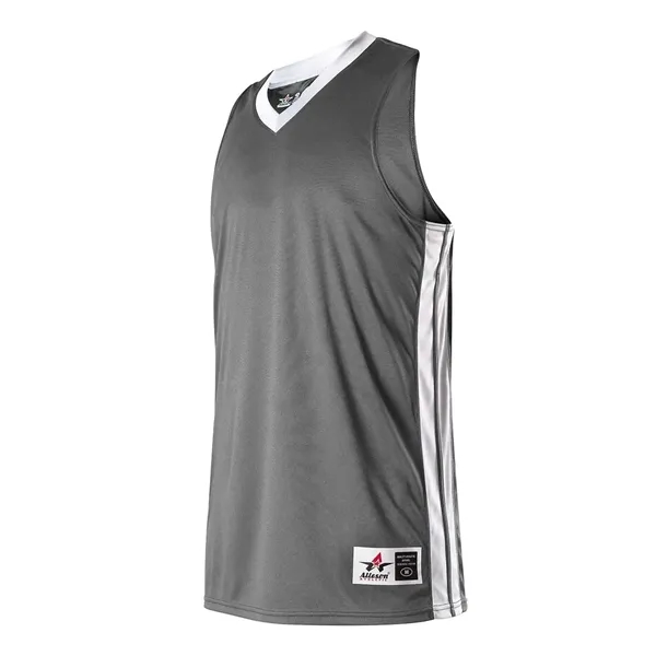 Alleson Athletic Women's Single Ply Basketball Jersey - Alleson Athletic Women's Single Ply Basketball Jersey - Image 2 of 9
