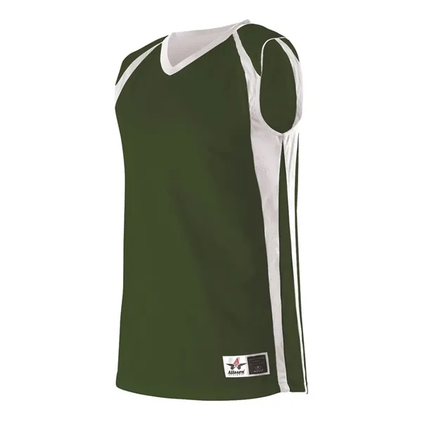 Alleson Athletic Men's Reversible Basketball Jersey - Alleson Athletic Men's Reversible Basketball Jersey - Image 3 of 10