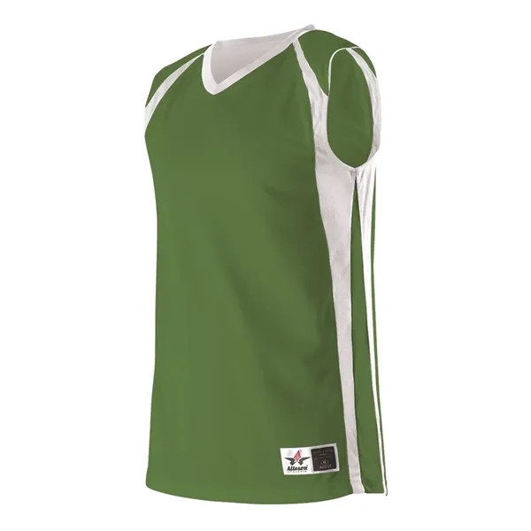Alleson Athletic Youth Reversible Basketball Jersey - Alleson Athletic Youth Reversible Basketball Jersey - Image 4 of 10