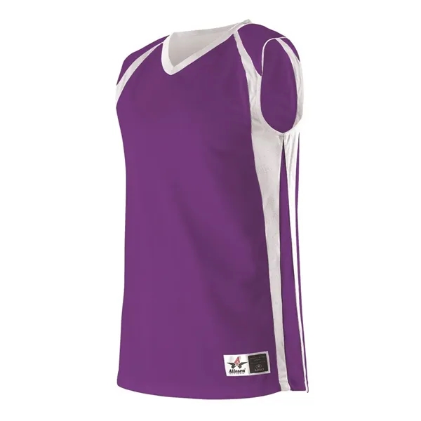 Alleson Athletic Youth Reversible Basketball Jersey - Alleson Athletic Youth Reversible Basketball Jersey - Image 7 of 10