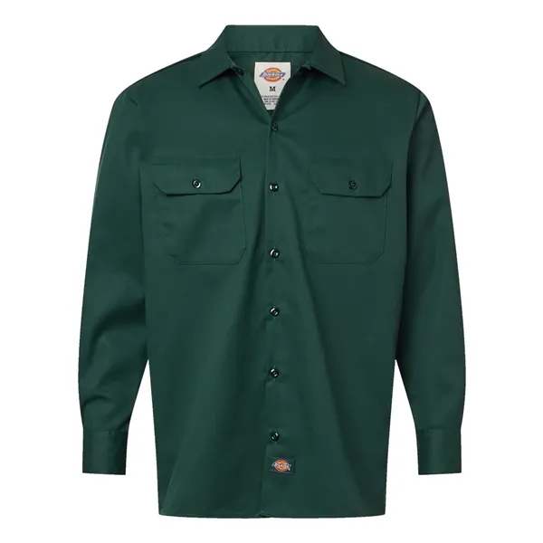 Dickies Men's Tall Long Sleeve Work Shirt - Dickies Men's Tall Long Sleeve Work Shirt - Image 11 of 20