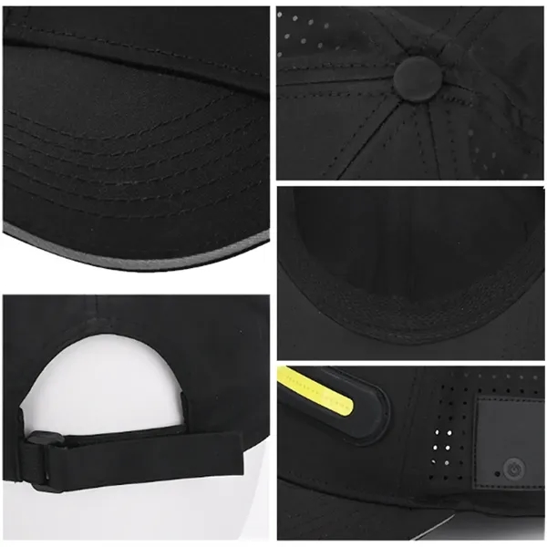Outdoor LED Lighted Cap - Outdoor LED Lighted Cap - Image 5 of 7