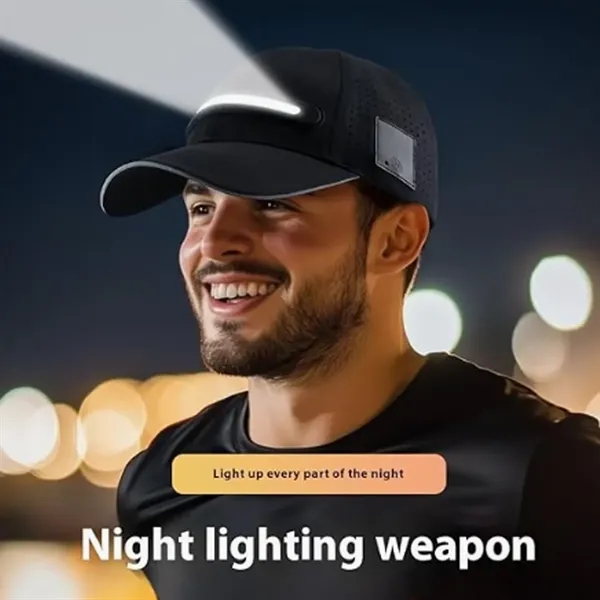 Outdoor LED Lighted Cap - Outdoor LED Lighted Cap - Image 7 of 7