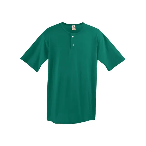 Augusta Sportswear Men's Two-Button Baseball Jersey - Augusta Sportswear Men's Two-Button Baseball Jersey - Image 4 of 12