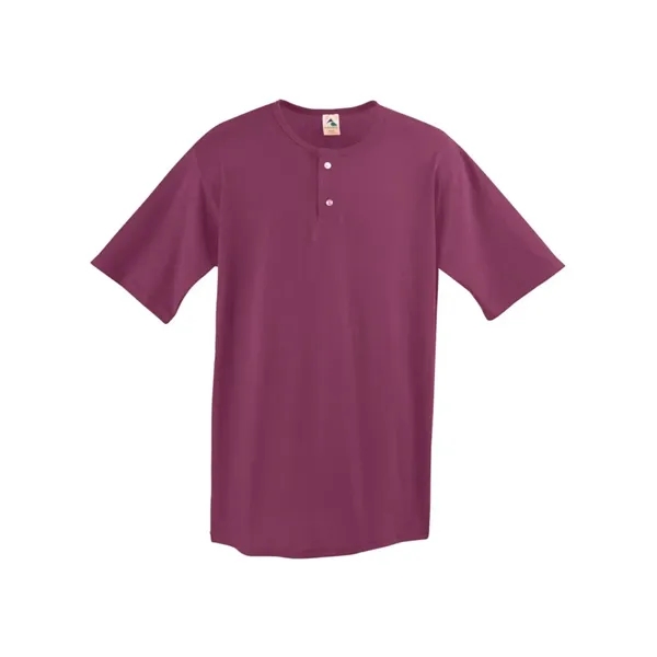 Augusta Sportswear Men's Two-Button Baseball Jersey - Augusta Sportswear Men's Two-Button Baseball Jersey - Image 6 of 12