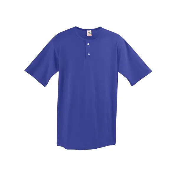 Augusta Sportswear Men's Two-Button Baseball Jersey - Augusta Sportswear Men's Two-Button Baseball Jersey - Image 8 of 12