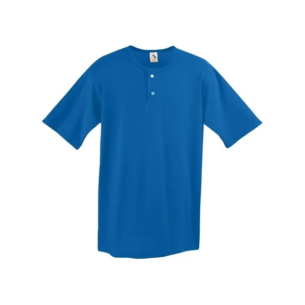 Augusta Sportswear Men's Two-Button Baseball Jersey - Augusta Sportswear Men's Two-Button Baseball Jersey - Image 10 of 12