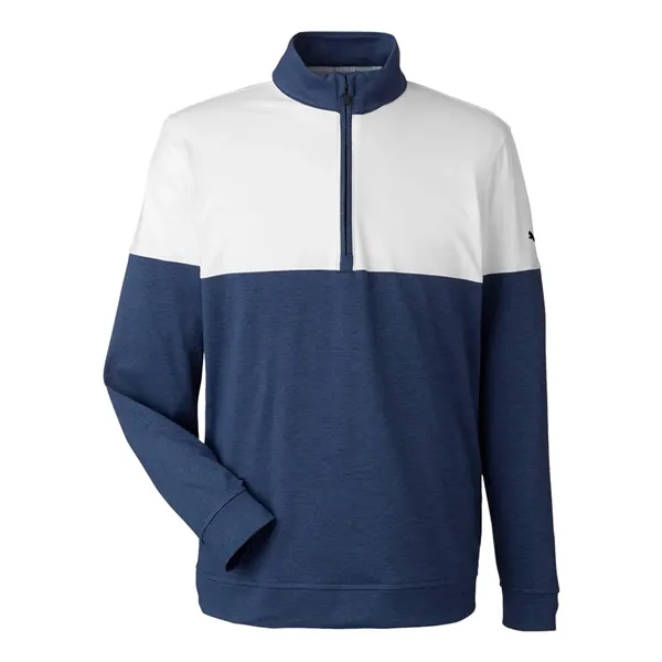 Puma Golf Men's Cloudspun Warm Up Quarter-Zip Pullover