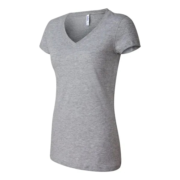 BELLA + CANVAS Women's Jersey V-Neck Tee - BELLA + CANVAS Women's Jersey V-Neck Tee - Image 2 of 27
