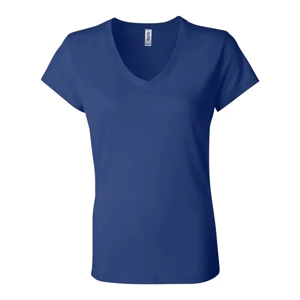 BELLA + CANVAS Women's Jersey V-Neck Tee - BELLA + CANVAS Women's Jersey V-Neck Tee - Image 22 of 27