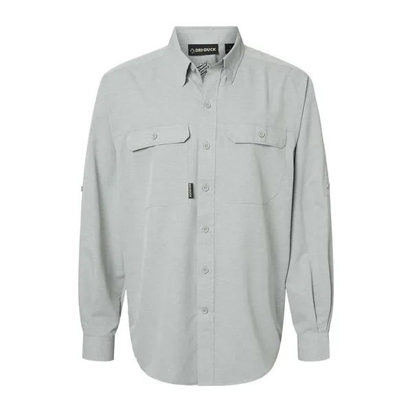 Custom DRI DUCK Men's Crossroad Woven Shirt