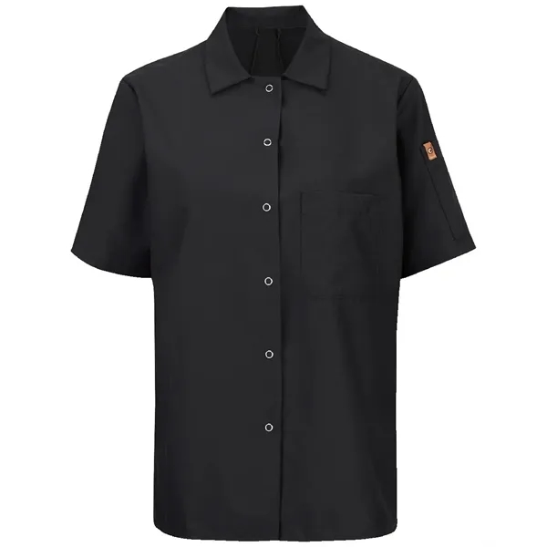 Chef Designs Women's Mimix™ Short Sleeve Cook Shirt with ...