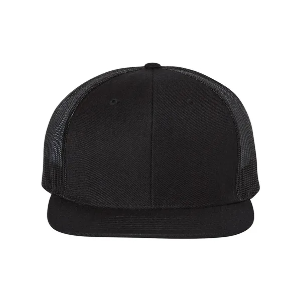 Custom Richardson Wool Blend Flat Bill Trucker Cap