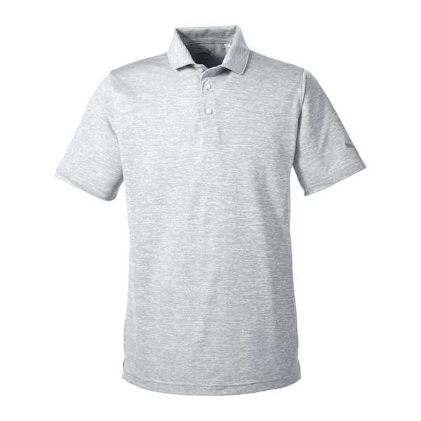 Custom Puma Golf Men's Icon Heather Polo