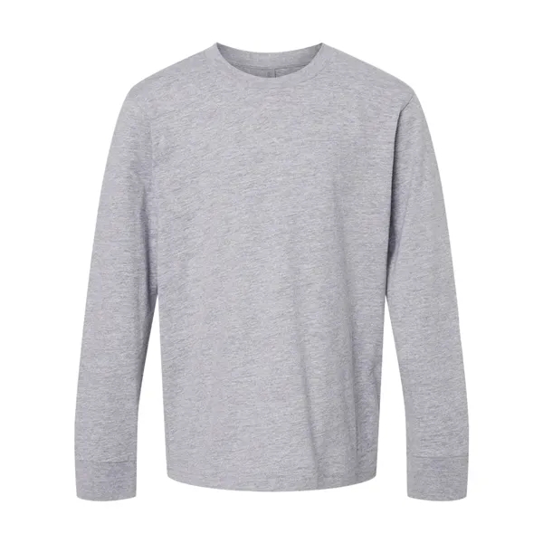Next Level Youth Cotton Long Sleeve T-Shirt - Next Level Youth Cotton Long Sleeve T-Shirt - Image 3 of 12