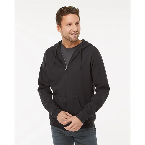 M&O Unisex Zipper Fleece Hoodie - M&O Unisex Zipper Fleece Hoodie - Image 0 of 18