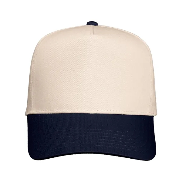 Valucap Five-Panel Twill Cap - Valucap Five-Panel Twill Cap - Image 10 of 25