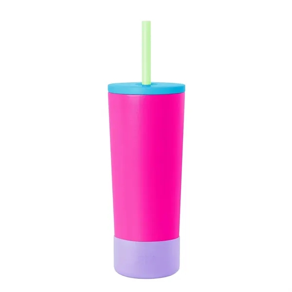24 oz Simple Modern® Stainless Steel Insulated Straw Tumbler - 24 oz Simple Modern® Stainless Steel Insulated Straw Tumbler - Image 1 of 19