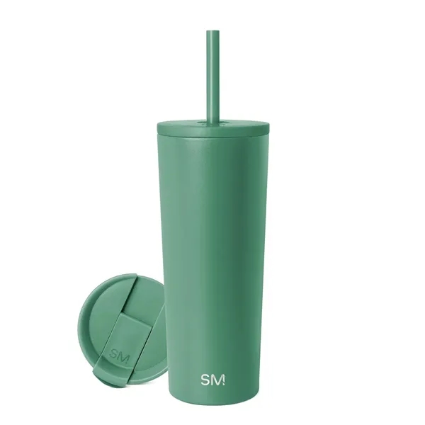 24 oz Simple Modern® Stainless Steel Insulated Straw Tumbler - 24 oz Simple Modern® Stainless Steel Insulated Straw Tumbler - Image 8 of 19