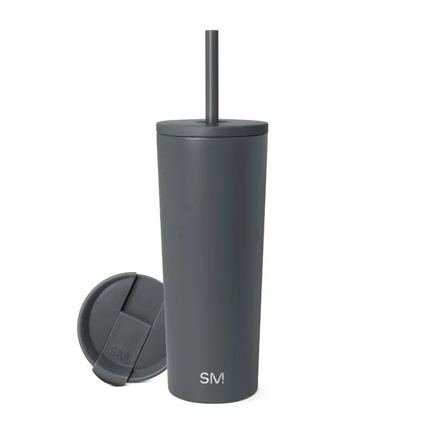24 oz Simple Modern® Stainless Steel Insulated Straw Tumbler - 24 oz Simple Modern® Stainless Steel Insulated Straw Tumbler - Image 11 of 19