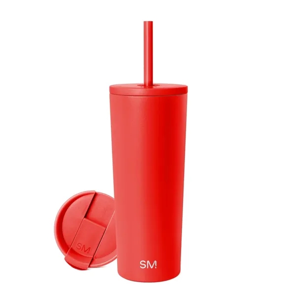 24 oz Simple Modern® Stainless Steel Insulated Straw Tumbler - 24 oz Simple Modern® Stainless Steel Insulated Straw Tumbler - Image 15 of 19