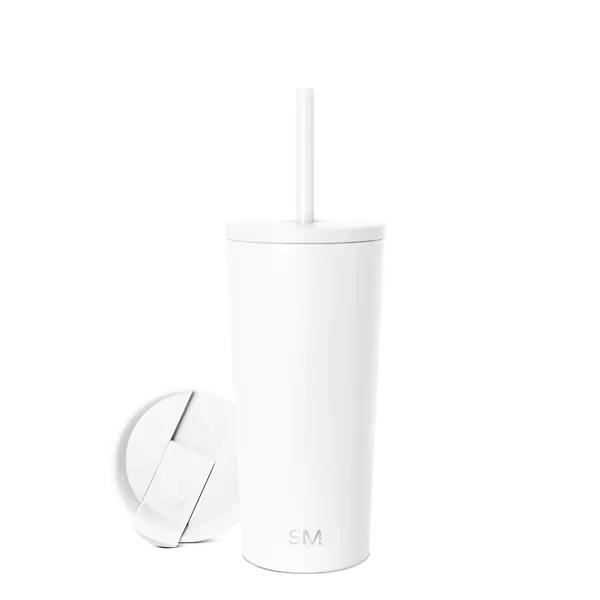 20 oz Simple Modern® Stainless Steel Insulated Straw Tumbler - 20 oz Simple Modern® Stainless Steel Insulated Straw Tumbler - Image 9 of 16