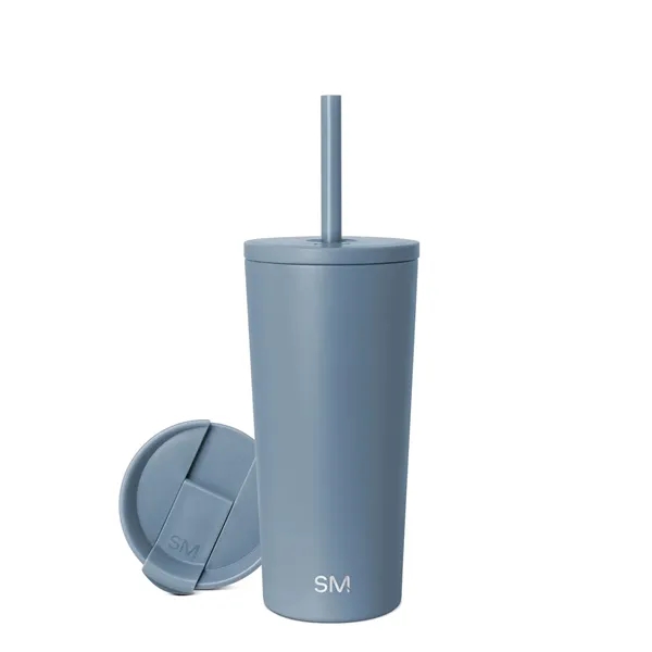 20 oz Simple Modern® Stainless Steel Insulated Straw Tumbler - 20 oz Simple Modern® Stainless Steel Insulated Straw Tumbler - Image 12 of 16