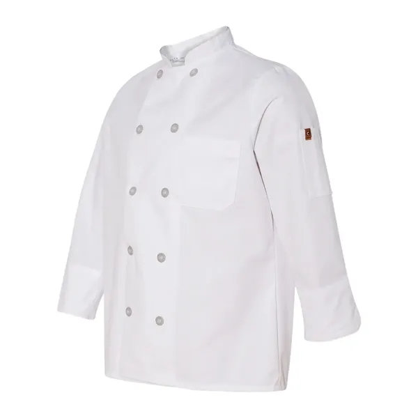 Chef Designs Women's Ten Button Chef Coat - Chef Designs Women's Ten Button Chef Coat - Image 2 of 3