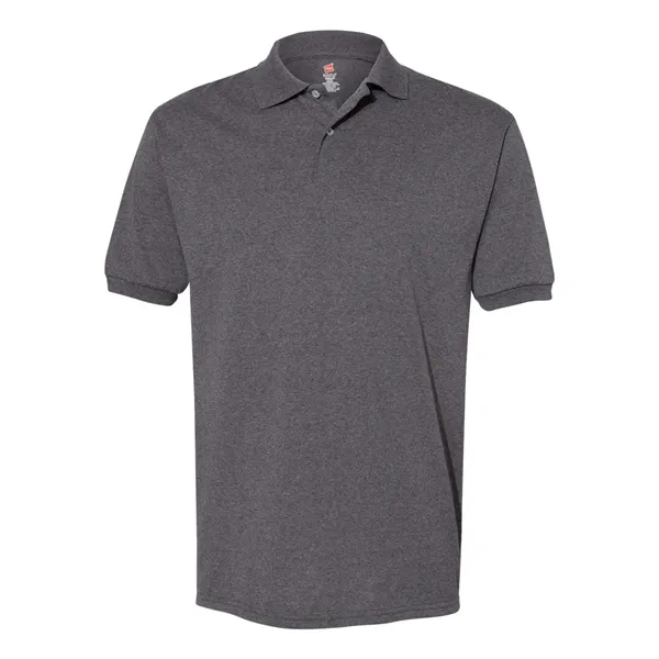 Hanes Men's EcoSmart® Jersey Polo - Hanes Men's EcoSmart® Jersey Polo - Image 12 of 48