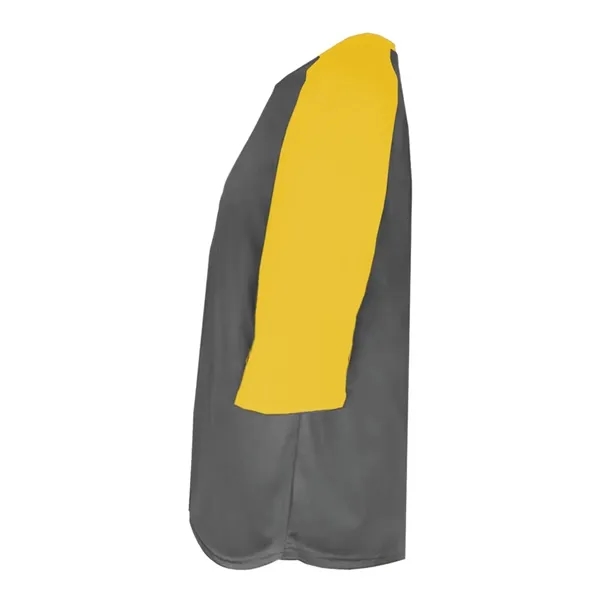 Badger Youth B-Core Three-Quarter Sleeve Baseball T-Shirt - Badger Youth B-Core Three-Quarter Sleeve Baseball T-Shirt - Image 8 of 39