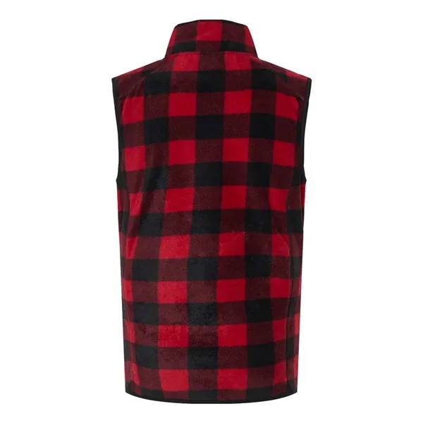 Burnside Men's Polar Fleece Vest - Burnside Men's Polar Fleece Vest - Image 10 of 10