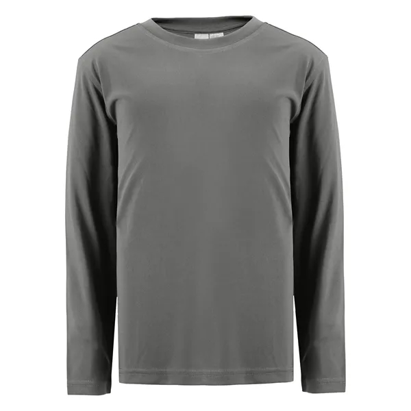 Clique Spin Performance Youth Long Sleeve Tee - Clique Spin Performance Youth Long Sleeve Tee - Image 0 of 11